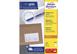 Etiket Avery Zweckform 3478 210x297mm A4 wit 100stuks