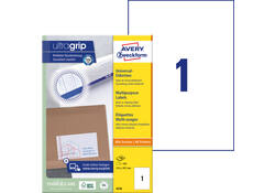 Etiket Avery Zweckform 3478 210x297mm A4 wit 100stuks