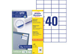 Etiket Avery Zweckform 3651 52.5x29.7mm wit 4000stuks