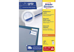 Etiket Avery Zweckform 3657 48.5x25.4mm wit 4000stuks