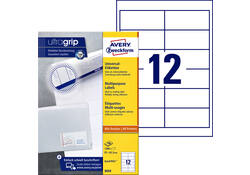 Etiket Avery Zweckform 3659 97x42.3mm wit 1200stuks