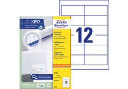 Etiket Avery Zweckform 3659 97x42.3mm wit 1200stuks
