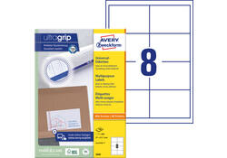 Etiket Avery Zweckform 3660 97x67.7mm wit 800stuks