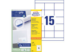 Etiket Avery Zweckform 3669 70x50.8mm wit 1500stuks