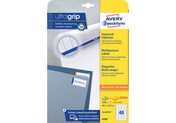 Etiket Avery Zweckform 4780 48.5x25.4mm wit 1000stuks