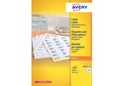 Etiket Avery DP247-100 70x37mm wit 2400stuks