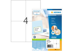 Etiket HERMA 4676 105x148mm A6 premium wit 400stuks
