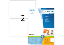 Etiket HERMA 4628 210x148mm A5 premium wit 400stuks