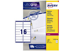 Etiket Avery L7162-100 99.1x33.9mm wit 1600stuks