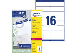 Etiket Avery L7162-100 99.1x33.9mm wit 1600stuks