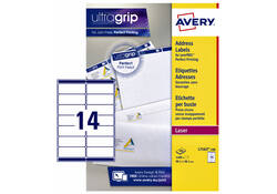 Etiket Avery L7163 99.1x38.1mm wit 1400stuks