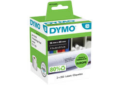 Etiket Dymo LabelWriter adressering 36x89mm 2 rollen á 260 stuks wit