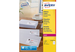 Etiket Avery L7163-40 99.1x38.1mm wit 560stuks