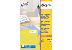 Etiket Avery L7656-25 46x11.1mm wit 2100stuks