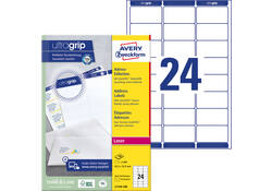Etiket Avery L7159-100 63.5x33.9mm wit 2400stuks