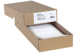 Etiket HERMA 8161 88.9x35.7mm 1-baans wit 2000stuks