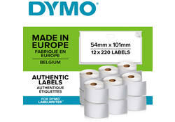 Etiket Dymo LabelWriter multifunctioneel 32x57mm 12 rollen á 1000 stuks wit