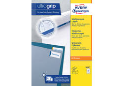 Etiket Avery Zweckform 3650 48x21mm wit 5200stuks
