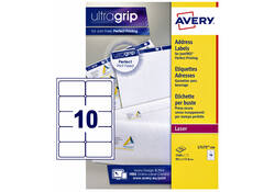 Etiket Avery L7173-250 99.1x57mm wit 2500stuks
