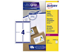 Etiket Avery L7169-250 99.1x139mm wit 1000stuks