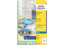 Etiket Avery J8676-25 CD mat wit 50stuks