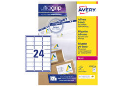 Etiket Avery L7159-40 63.5x33.9mm wit 960stuks