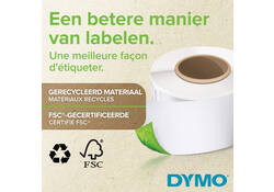 Etiket Dymo LabelWriter naamkaart 54x101mm 12 rollen á 220 stuks wit