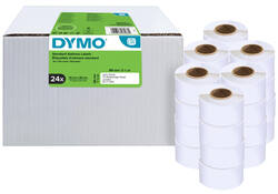 Etiket Dymo LabelWriter adressering 28x89mm 24 rollen á 130 stuks wit