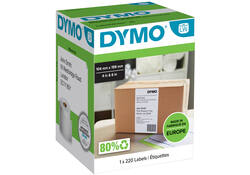 Etiket Dymo LabelWriter 5XL verzendlabel 104x159mm 1 rol á 220 stuks wit