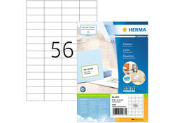 Etiket HERMA 4273 52.5x21.2mm premium wit 5600stuks
