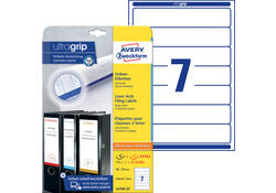 Rugetiket Avery Zweckform smal 38x192mm zelfklevend wit