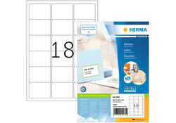 Etiket HERMA 4265 63.5x46.6mm premium wit 1800stuks