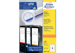 Rugetiket Avery Zweckform breed 59x192mm zelfklevend wit