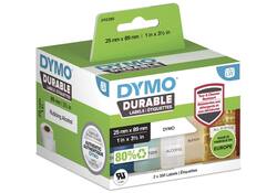Etiket Dymo LabelWriter industrieel 25x89mm 2 rollen á 350 stuks wit