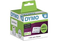 Etiket Dymo LabelWriter naamkaart 41x89mm 1 rol á 300 stuks wit