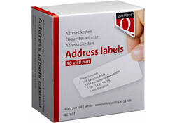 Labeletiket Quantore DK-11208 38x90mm adres wit