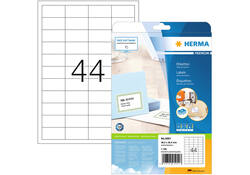 Etiket HERMA 5051 48.3x25.4mm premium wit 1100stuks