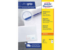 Etiket Avery Zweckform 3653-200 105x42.3mm wit 2800stuks