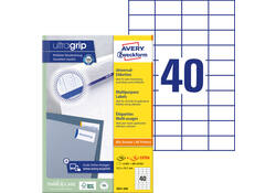 Etiket Avery Zweckform 3651-200 52.5x29.7mm wit 8000stuks