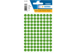 Etiket HERMA 1835 rond 8mm donkergroen 540stuks