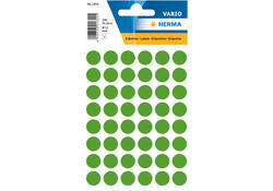 Etiket HERMA 1855 rond 13mm donkergroen 240stuks