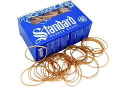 Elastiek Standard Rubber Bands 16 60x1.5mm 100gr 440 stuks bruin