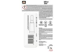 Secondelijm Pattex ultra gel tube 3gram op blister