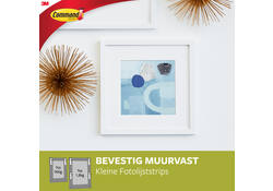 Bevestigingsstrip Command klik vast klein 1,8kg wit
