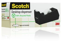 Plakbandhouder Scotch C38 verzwaard zwart