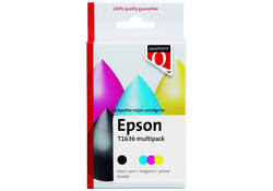 Inktcartridge Quantore alternatief tbv Epson 16XL T1636 zwart + 3 kleuren HC