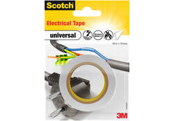 Plakband Scotch isolatie 15mmx10m wit