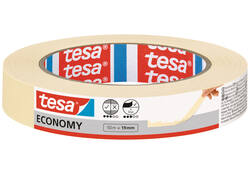 Afplaktape tesa® Economy 50mx19mm geel