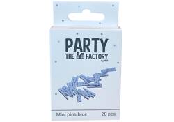 Knijpers Haza mini blauw zak à 20 stuks