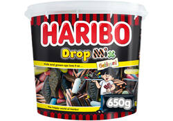 Drop Haribo mix gekleurd 650 gram